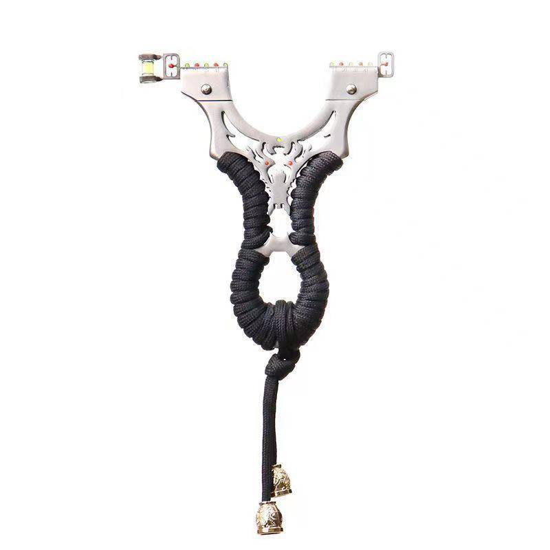 The Wolverine slingshot is high-precision, stainless steel-squeezing