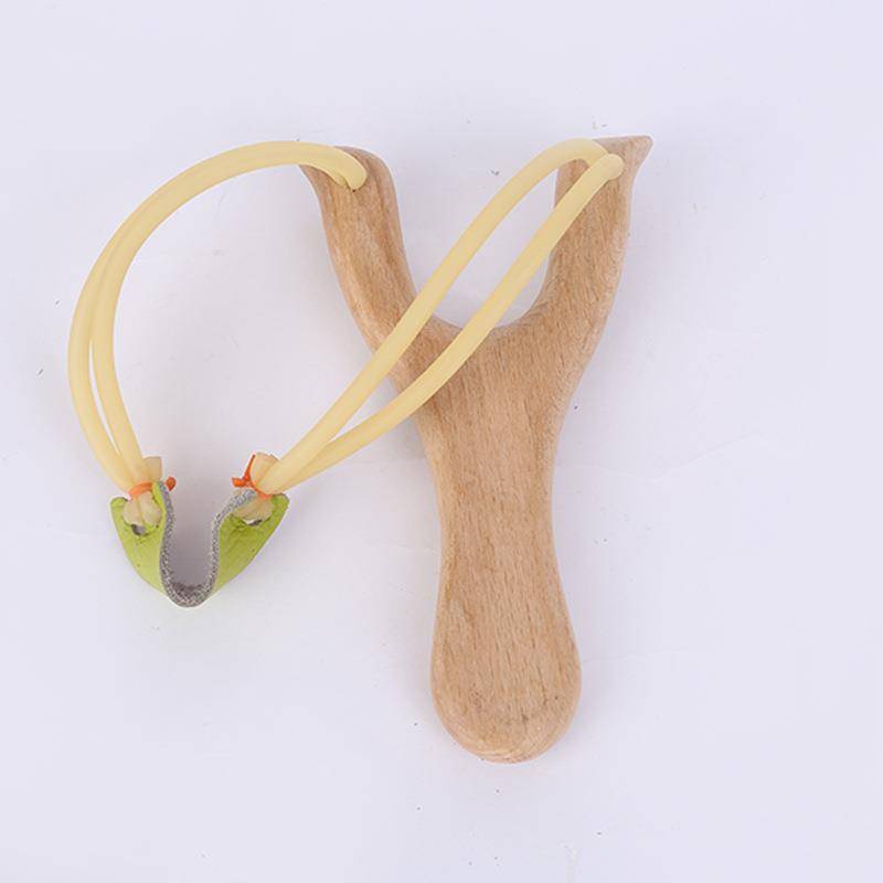 Traditional wooden slingshot outdoor competitive solid wood slingshot classic adult children toys toy wooden fork primary entry slingshot