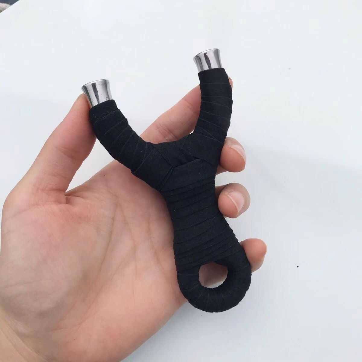 Slingshot adult special small flat skin slingshot 440 material stainless steel straight small bow small bow door outdoor actual combat vase