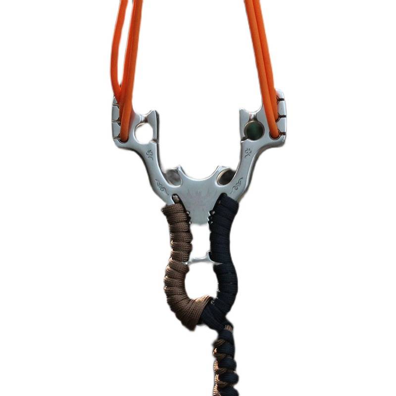 Upgraded version of Wolverine slingshot three -card alloy precision six stainless steel slingshot rubber band steel pearl outdoor competitive bow