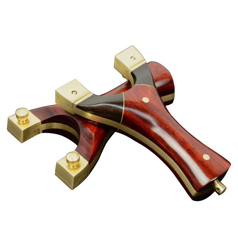 2024 new brass Huai Flat -titanium alloy fast pressure flat skin binding slingshot free outdoor competitive special film competition