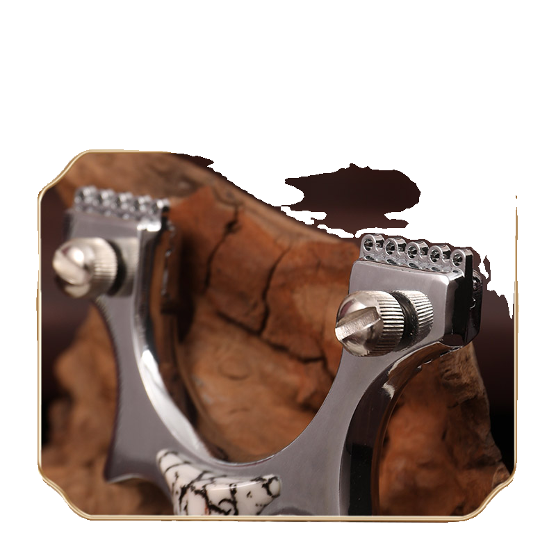 New Flat Skin Bow adult special high -precision stainless steel solid wood pursuing dragon steel ball competition dedicated genuine fork