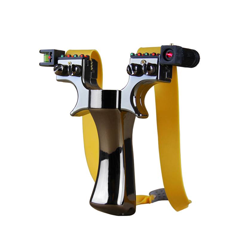 Slingshot new upgrade thickened flat rubber band outdoor competition free of fast pressure laser infrared single workhered shelf