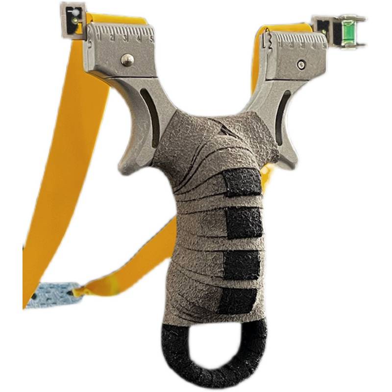 The new slingshot Daquan adult outdoor actual combat, high accuracy, thickness, thick flat rubber band laser infrared