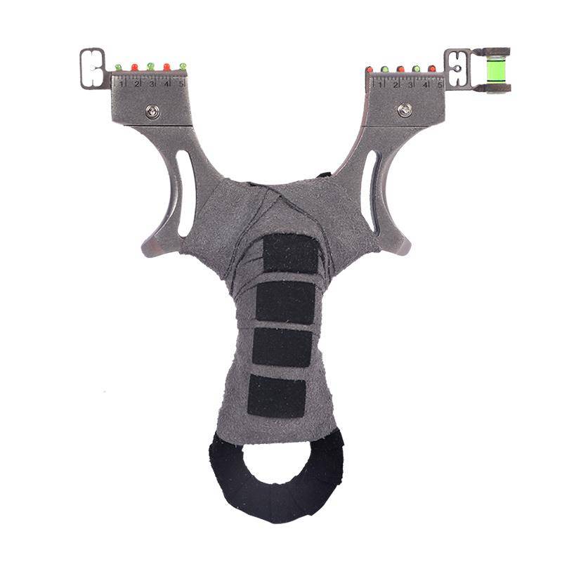 Flat skin slingshot high power, high accuracy, authentic high -elastic flat rubber band new strong bow stainless steel sniper