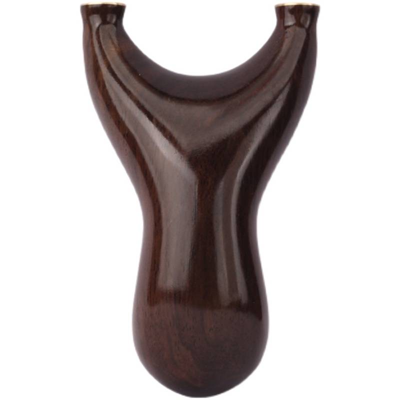 Solid wood ebon copper head fat flying tiger slingshot puoman sandtal anti -wood J head flying tiger slingshot fly tiger fork slingshot