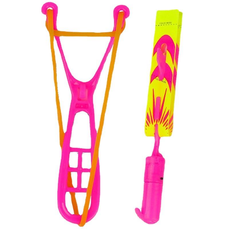 Lighting slingshot Flying Arrow Children's Toys Potentian whistle can speak Flying Fairy Fairy Outdoor Bamboo Dragonfly Night Market toys