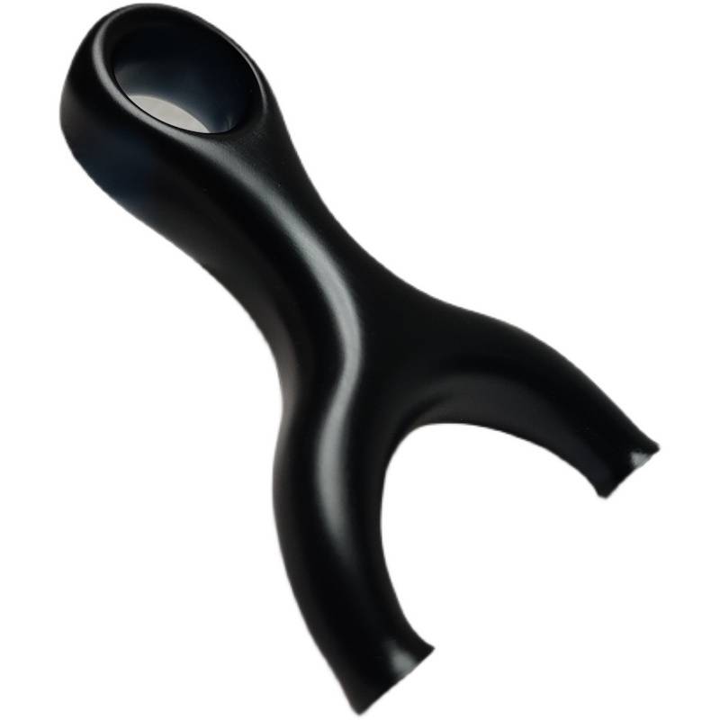 Epoxy resin slingshot new straight big -eyed large -eyed small tiger flat skin flying tiger fork solid wood ebony precision palm in China