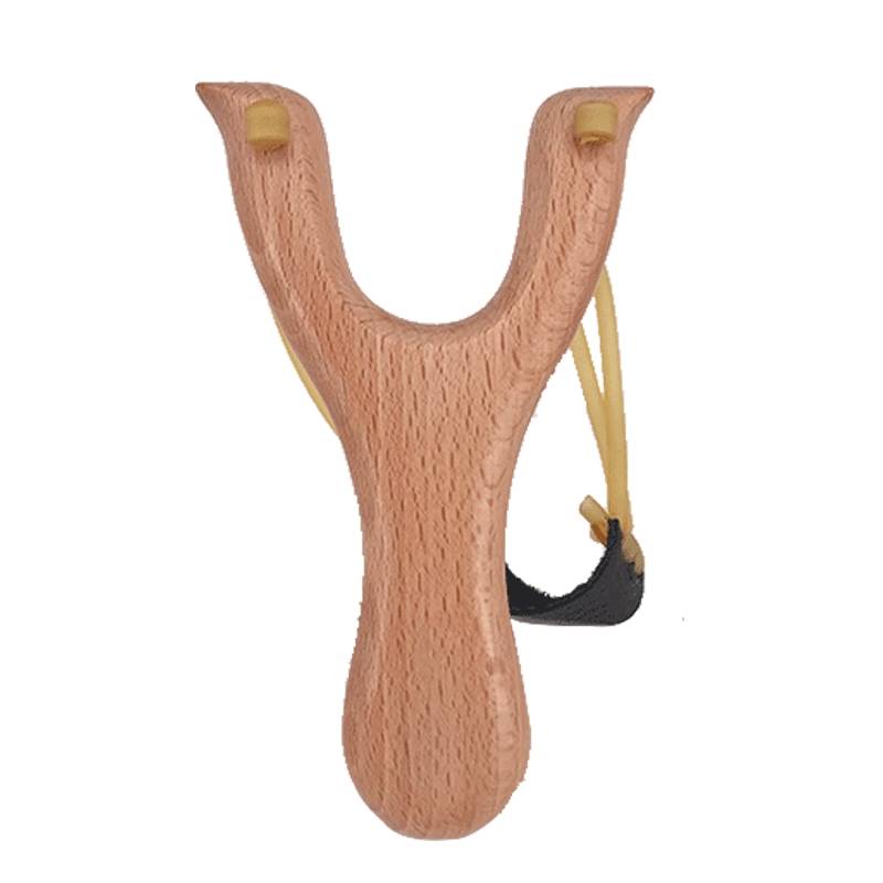 Traditional wooden slingshot outdoor competitive solid wood slingshot classic adult children toys toy wooden fork primary entry slingshot