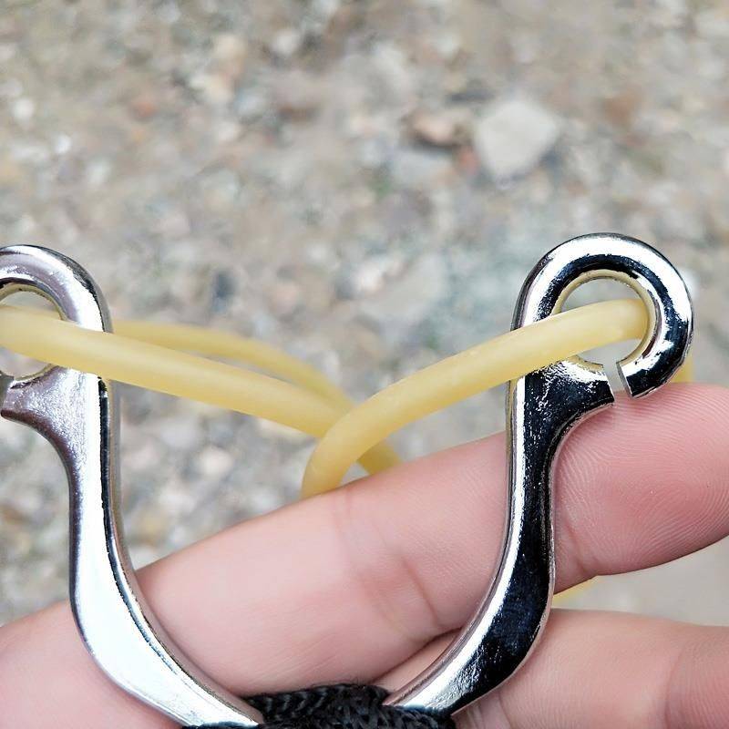 Rubber gluten slingshot rejection rod gun traditional slingshot 1745 round skin tendons high precision and accurate powerful high -pressure device hemapper