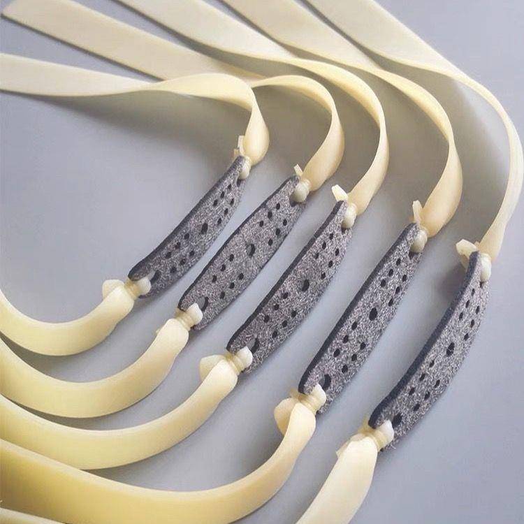 Slingshot rubber band thick solid Presses flat rubber band anti -frozen rubber band flat skin band durable flat skin long pull