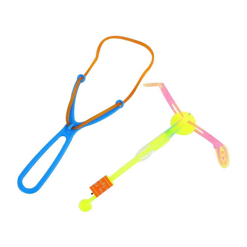 Children's Blow Bow Flying Arrow Flying Sword Ejection Rocket Flying Bamboo Dragonfly Plaza Night Market Stalls toys