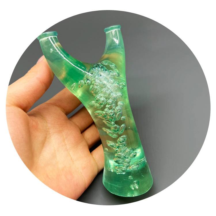 Flat skin resin slingshot slingshot non -stainless steel accuracy round head flying tiger anti -song slingshot manufacturer