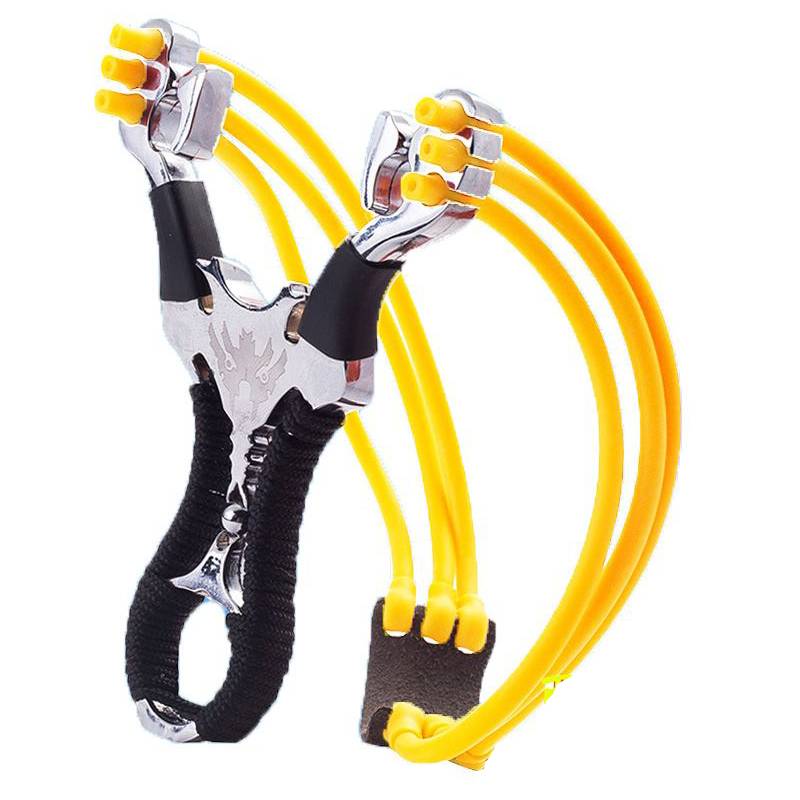 Outdoor stainless steel slingshot Professional quasi -cricket ball -specific competitive alloy bomber Milkwolves