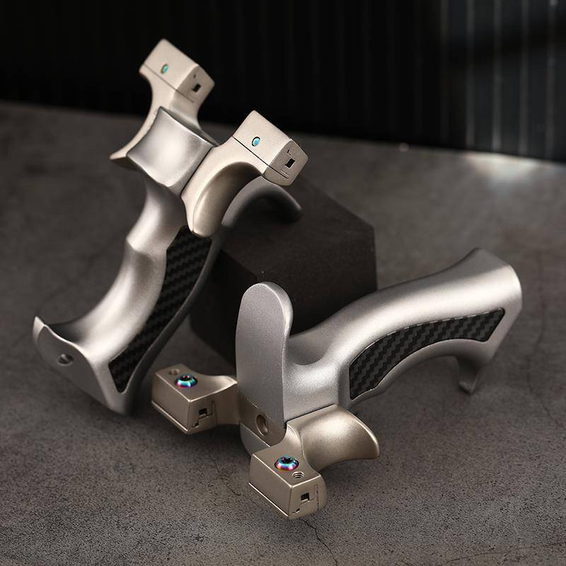 Genuine Bow, Hero Hero Stainless Steel Bow, Aluminum Alloy Handlers handle precision large power outdoor bow flat skin slingshot