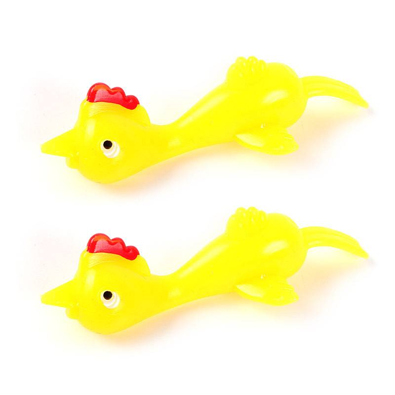 Ejection turkey tidal fun toy ejection chicks TPR software launch slingshot chicks small gift toy