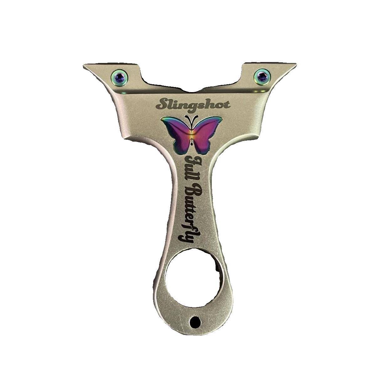 Xinjiang Butterfly Bow Difeng Blade Flat Snake flat skin stainless steel Vietnamese butterfly stretch precision power