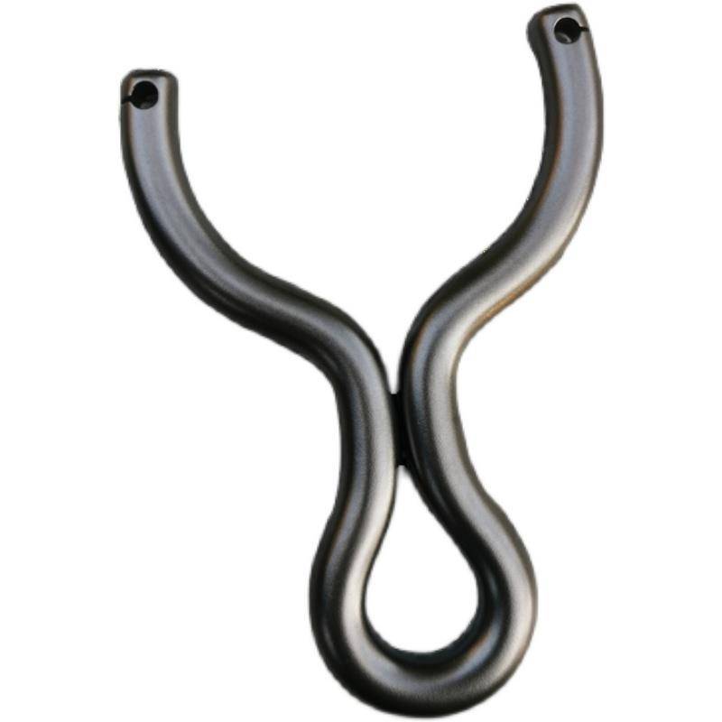10 mm single -card slingshot stainless steel handmade cold bending free round skin flat skin dual -use bow card pearl speed shot high power