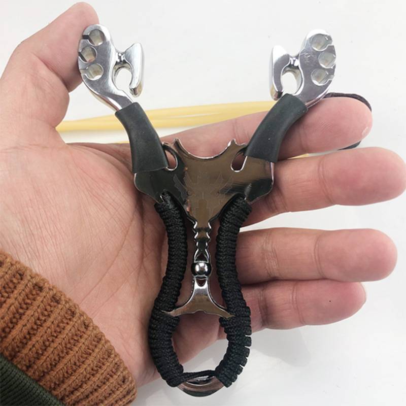 Outdoor anti -slingshot High -precision powerful bullet worker big power bow rack round rubber band new toy genuine genuine