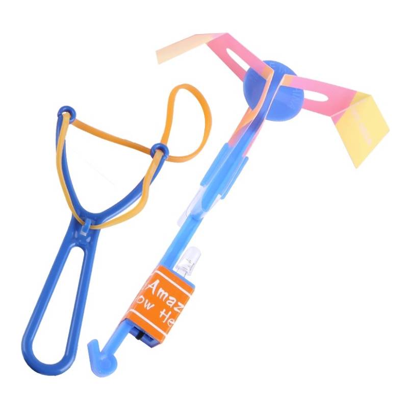 Lighting Bow Flying Arrow toy Flying Fairies Flash Bamboo Dragonfly Children Ejection Flying Small Plane Nights Dartgow