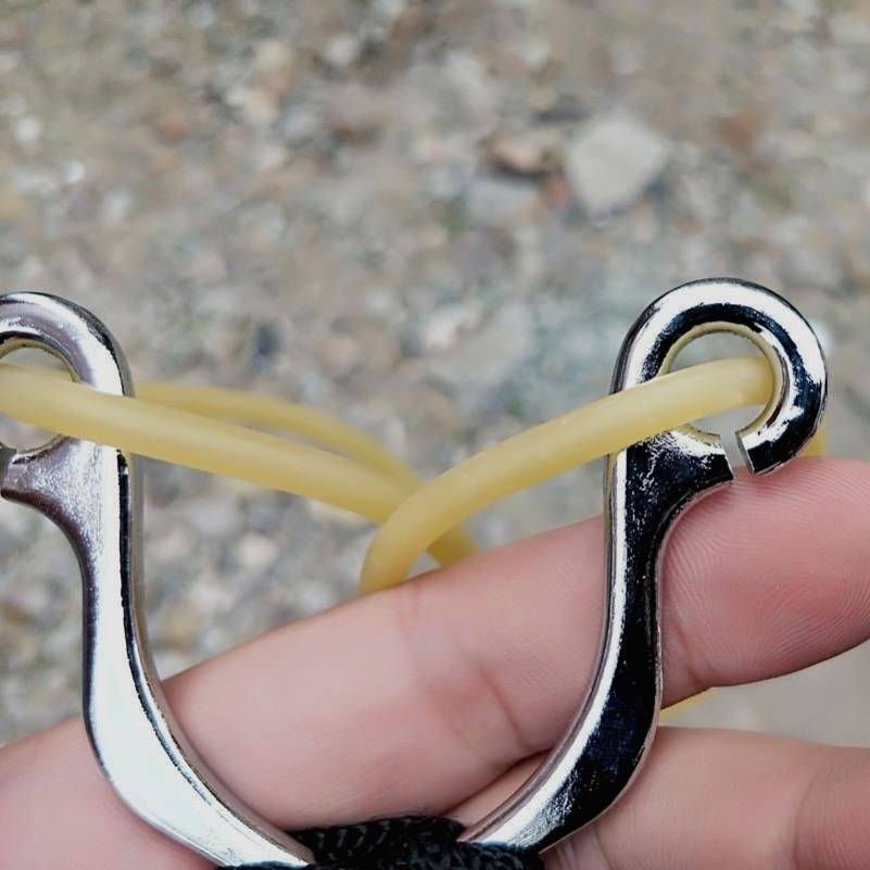 Traditional slingshot 1745 round skin tendons, high precision, accurate and high -pressure high -pressure device bullets heavy power