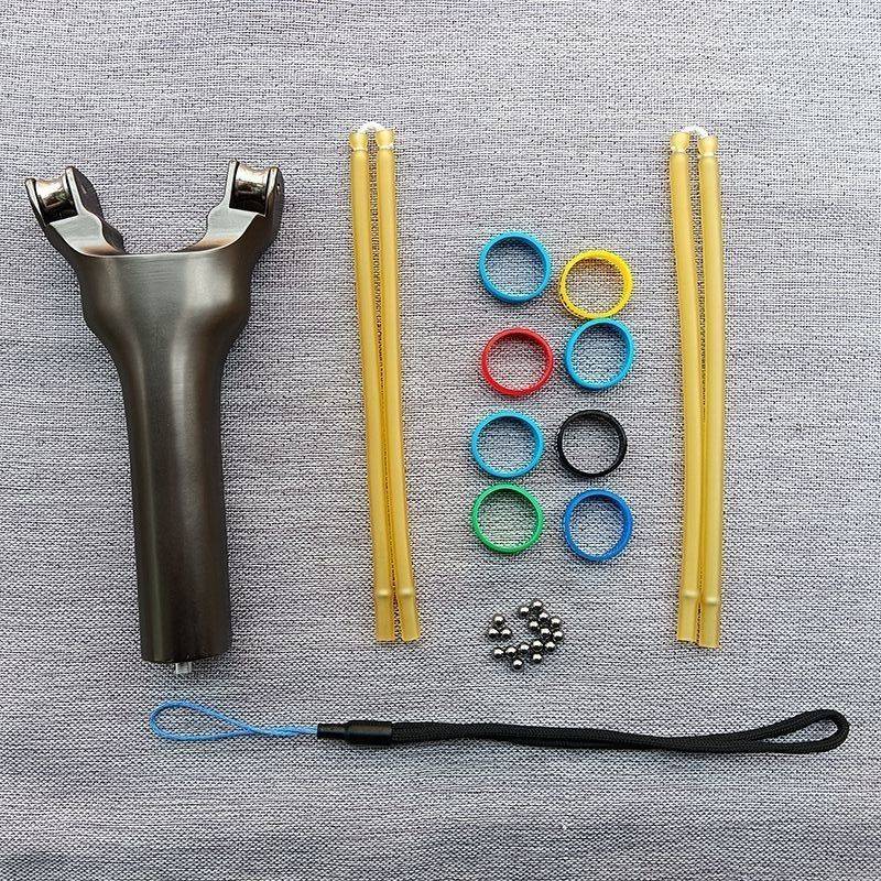 New Yuan Sang second -generation pulley soby hunting green high -end speed small flying stick aluminum alloy fish dart shooting fish Tianya fishingman