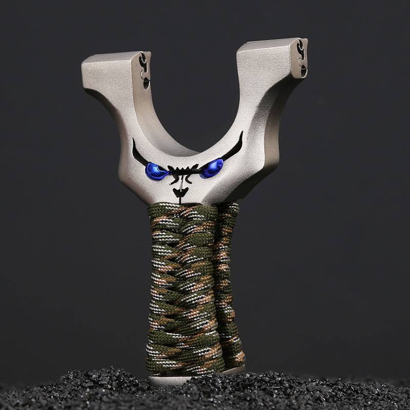 New outdoor anti -titanium slingshot Little devil stainless steel slingshot slingshot dragon teeth fast pressure