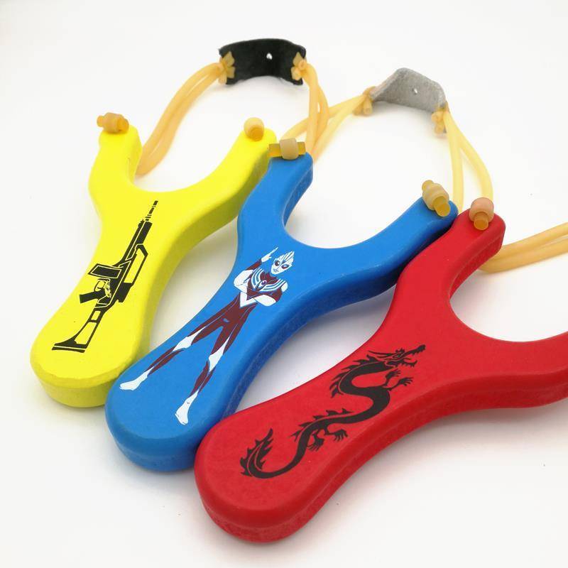 Traditional wooden slingshot outdoor competitive solid wood slingshot classic adult children toys toy wooden fork primary entry slingshot