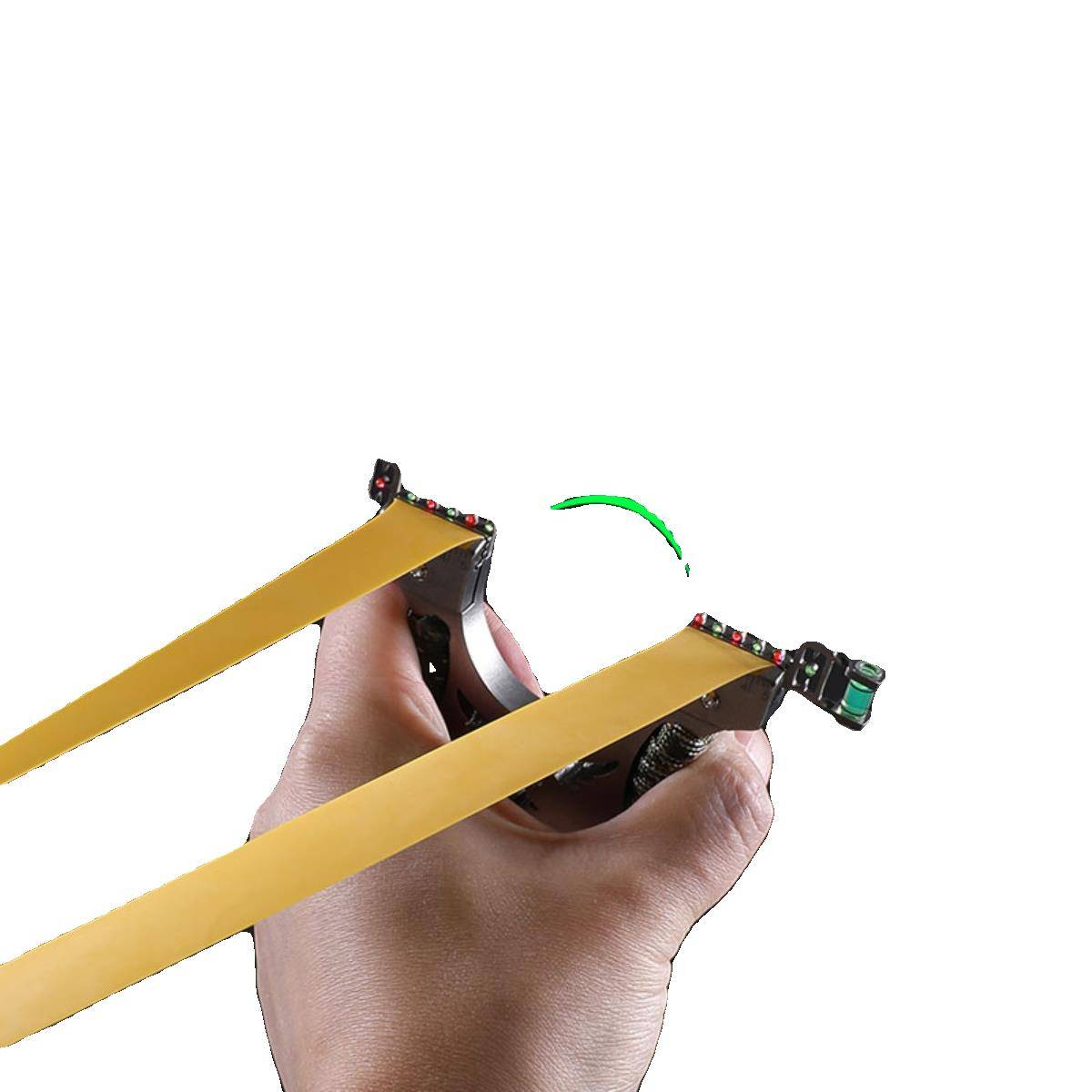 New stainless steel slingshot High -precision laser fast pressure precise genuine competition metal flat skin bombers adult outdoor