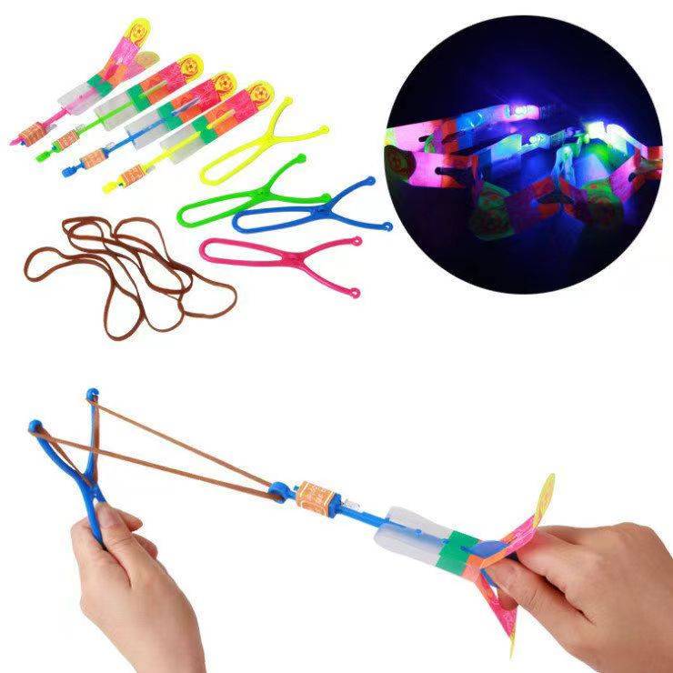 Lighting Bow Flying Arrow Large Double Lights Flying Sword Night Market Stall Hot Sale of Toy Factory Direct Sales