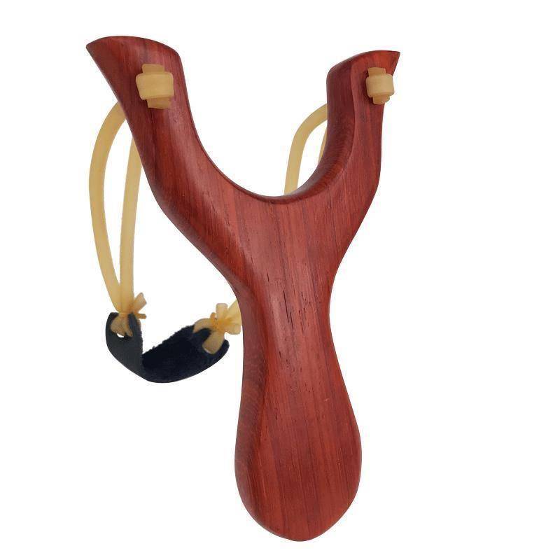 Boys wooden children's bombers, rubber band high -precision solid wood fork sniper sniper sniper wooden slingiers special models