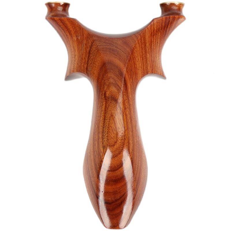 2024 new sand iron solid sandalwood slingshot original wood high tiger accurate household fly fork handmade professional anti -song flat skin