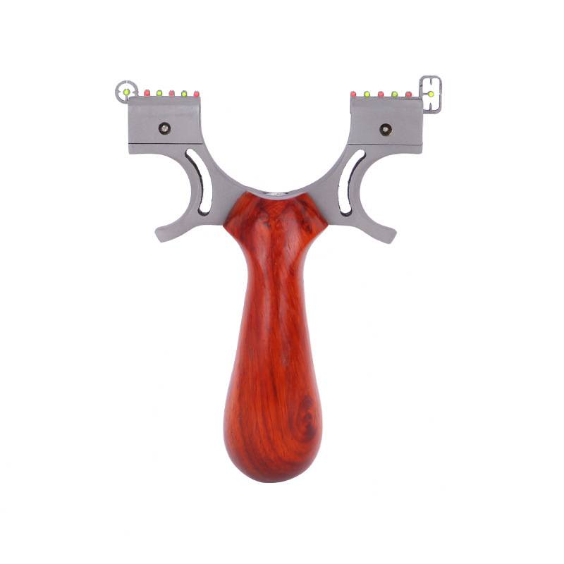 304 stainless steel high -precision slingshot large power all -metal genuine dragon bombers solid wood handle outdoor shooting