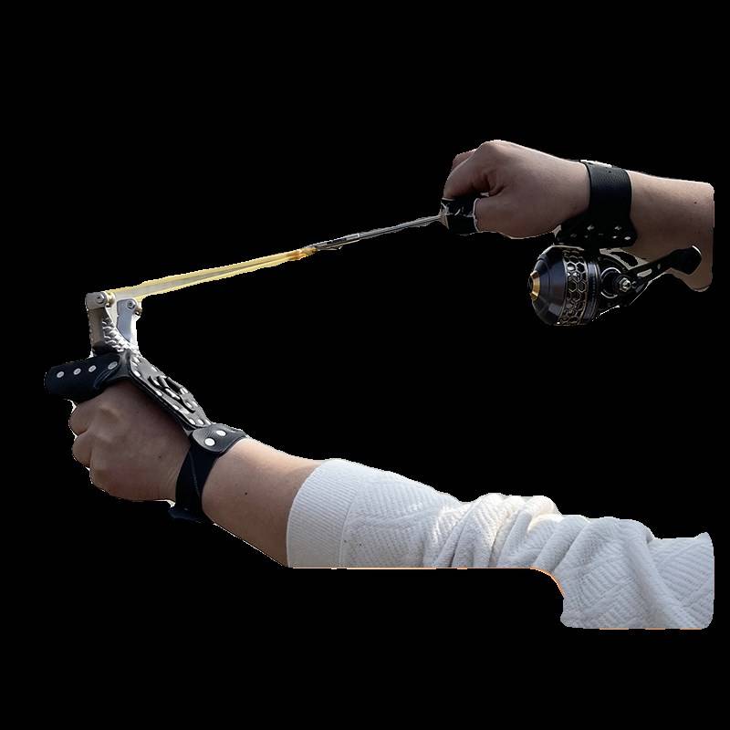 Spot wheel slingshot Geta fish artifact fishing gun precise fish dart set big power speed shot stainless steel top card