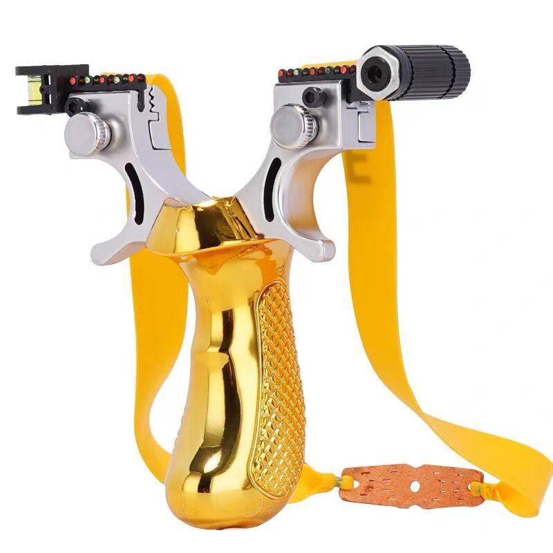 Slingshot of infrared high -precision sniper laser flat skin band steel balls Children's competition big power special bird gun