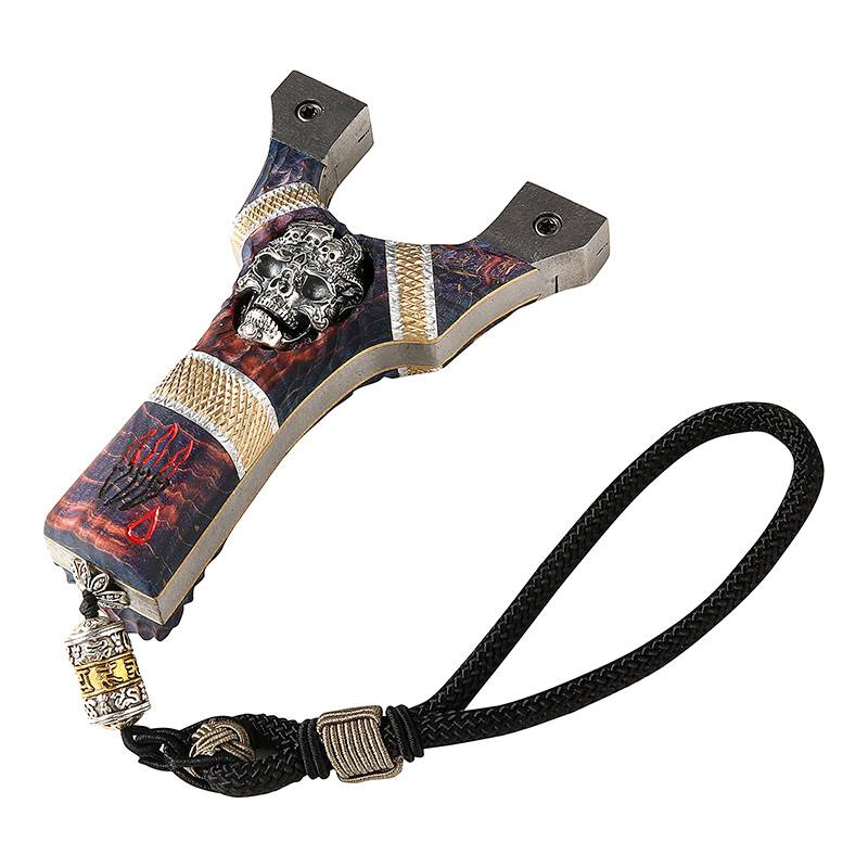 All -titanium alloy TC21 Patch Flying Tiger Pure Silver Flat Snake Revitalized Slingshot Handmade Precision Outdoor Bullet Lord Lord