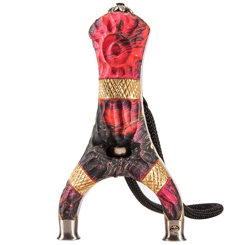 All -titanium alloy TC21 Patch Flying Tiger Pure Silver Flat Snake Revitalized Slingshot Handmade Precision Outdoor Bullet Lord Lord