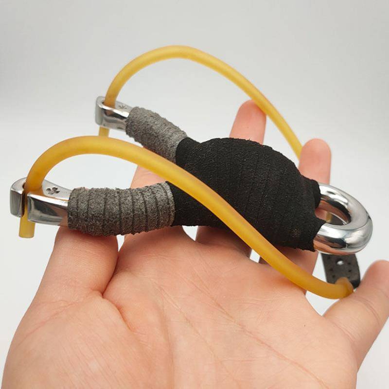 New product stainless steel cross, single -card round skin botonon fast -shot flat rubber band single -stock ball shooting beads and fish dual -use