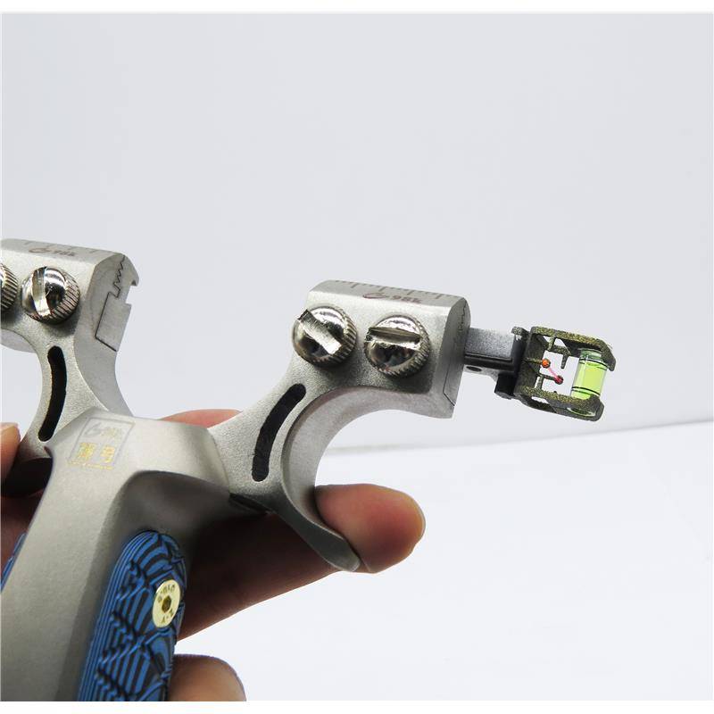 Stainless steel 98K dual -wire 25mm fast pressure flat skin heavy -duty large power outdoor high precision dragon slingshot