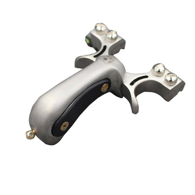 Stainless steel 98K dual -wire 25mm fast pressure flat skin heavy -duty large power outdoor high precision dragon slingshot