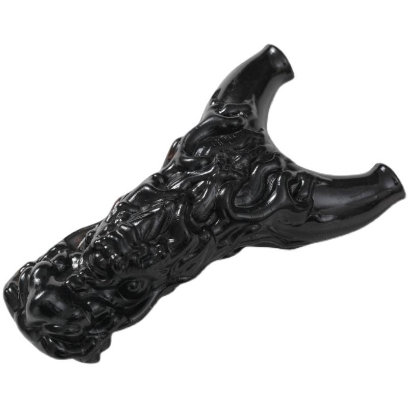 New vertical carbon resin faucet soby high precision naked bow flat skin slingshot sniper sobbing shelf toys