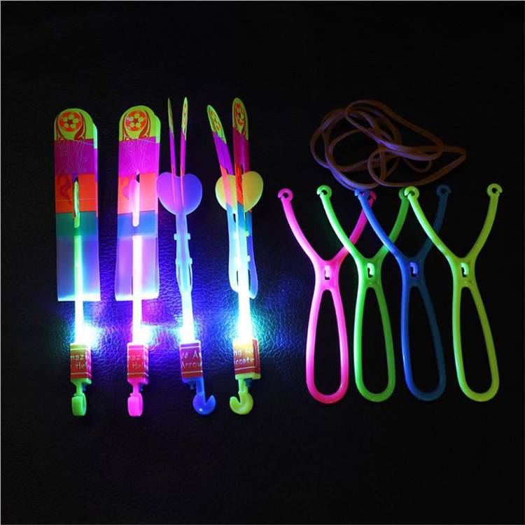 Everbright Flying Nights Nights Book, Cloud Arrow Children Ejection Flying Snapshot Flash Toys Park Plaza Square Stall Stalls