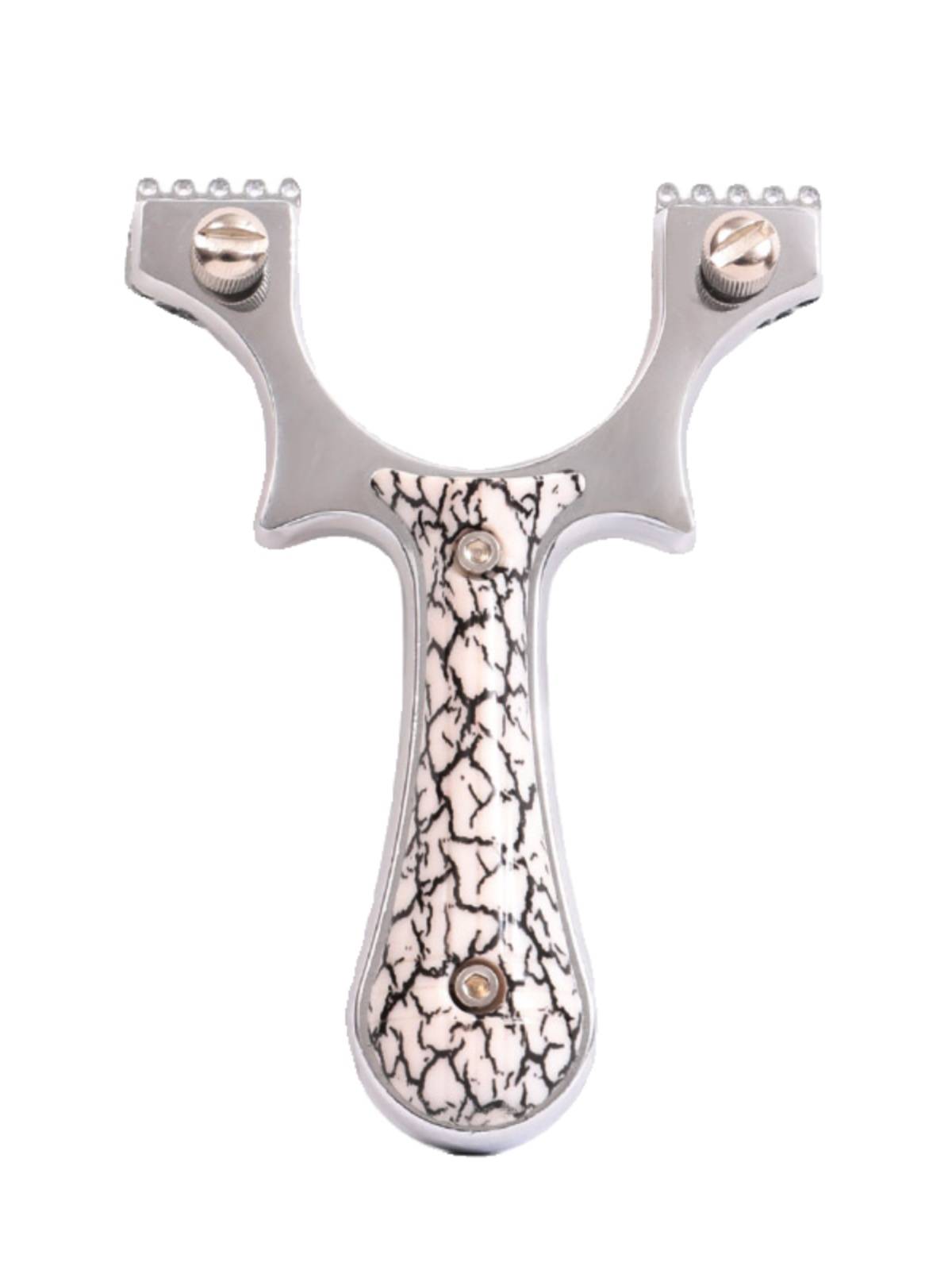 Genuine new flat -skinned soby arched adult special high -precision stainless steel solid wood laser chasing dragon hunting competition