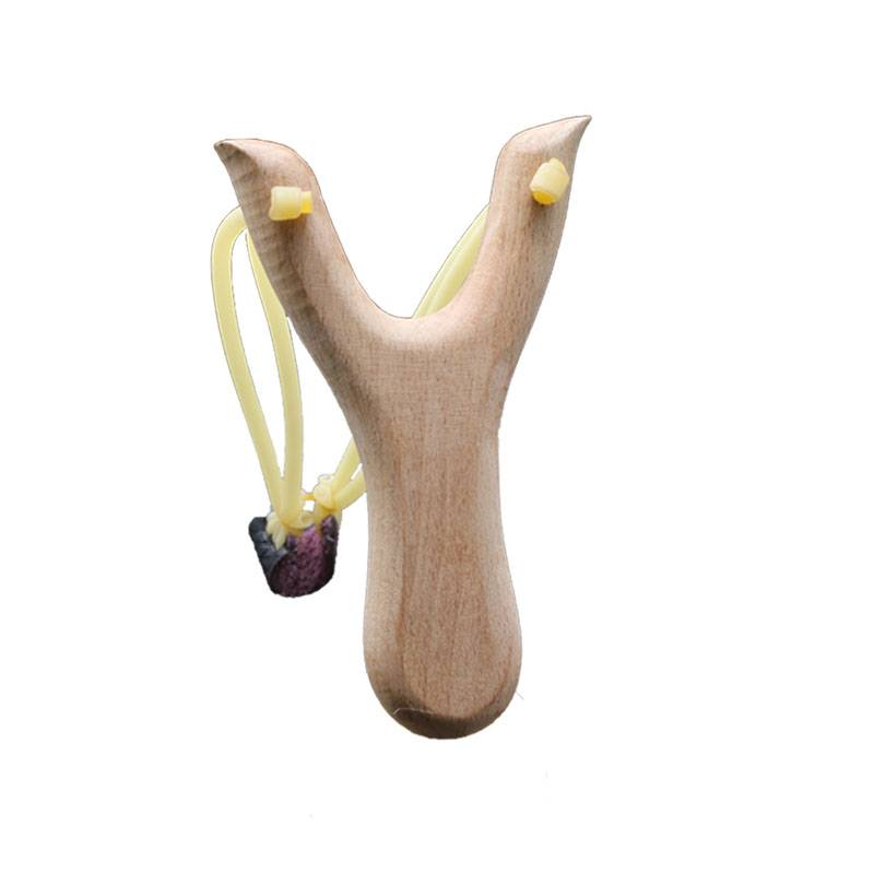 Children's toys slingshot Safety solid wooden pupa traditional nostalgic boys adult novice outdoor shooting competitive mud pills