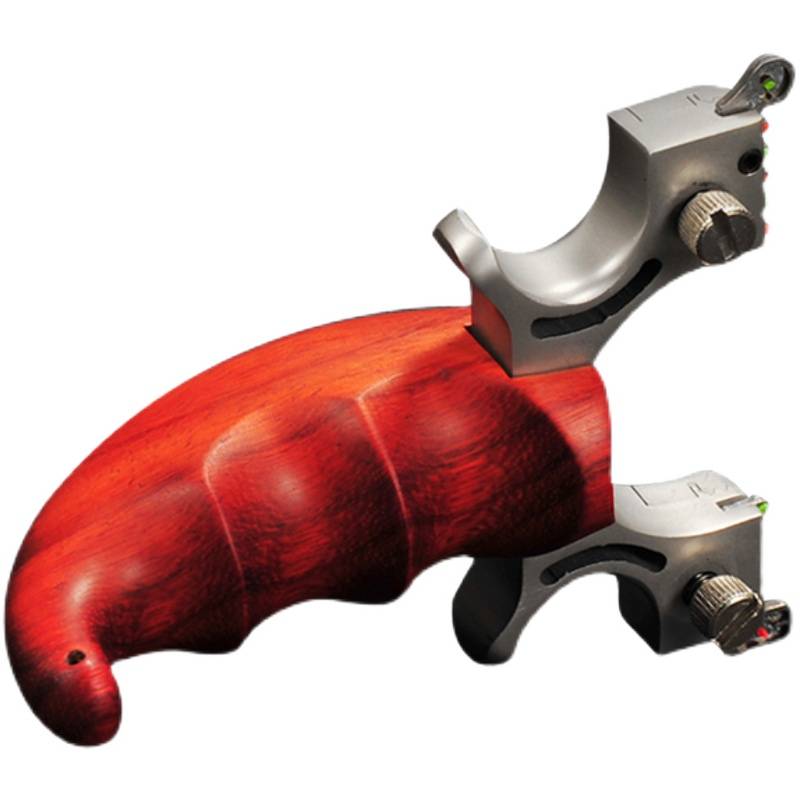 Novice dedicated stainless steel solid wood N puts the anti -song lock phoenix slingshot flat skin and free of charge.