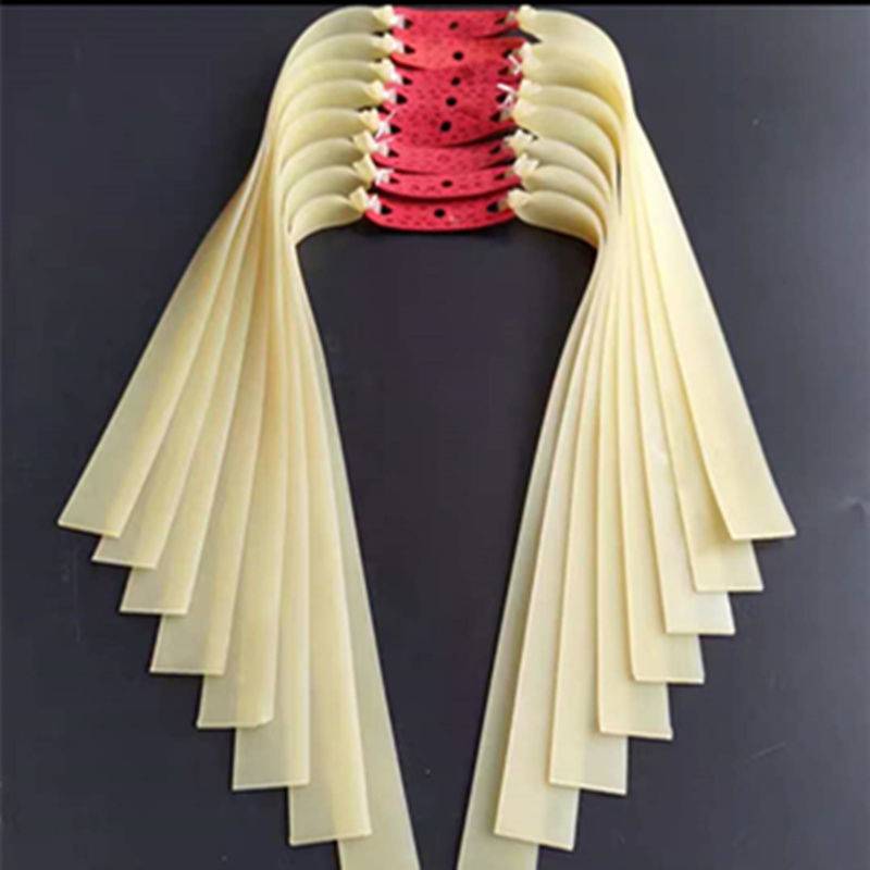 Powerful thickened slingshot rubber band 1.0 slingshot rubber band flat rubber band power 1.2 1.5 violence thickened skin