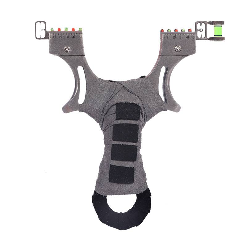 Flat skin slingshot high power, high accuracy, authentic high -elastic flat rubber band new strong bow stainless steel sniper