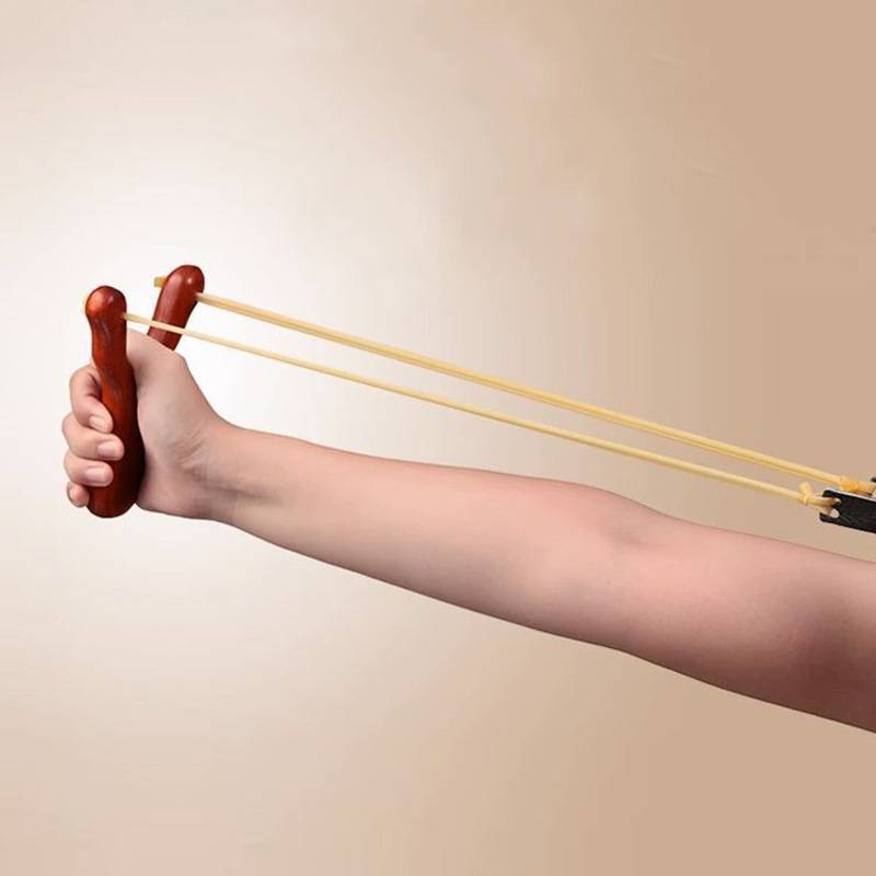 Solid wood slingshot Daquan outdoor slingshot traditional chicken wings wood slingshin anti -frozen slingshot rubber band solid wood traditional slingshot