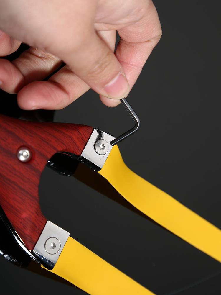 Slingshot flat rubber band high precision strong power, high -elastic high elastic outdoor genuine steel ball dedicated new model
