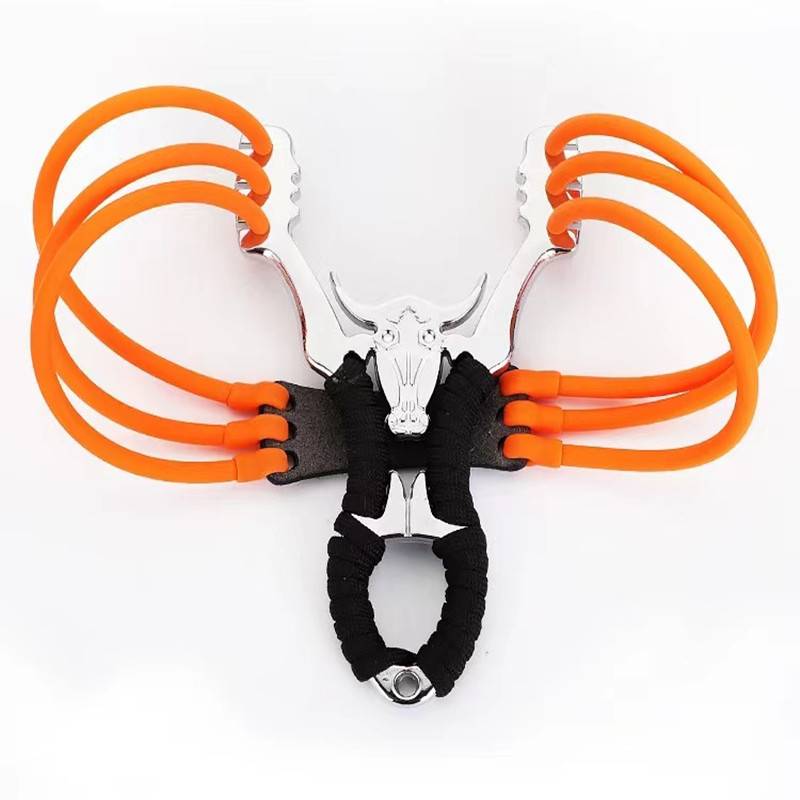 Outdoor slingshot high accuracy powerful traditional large power six -strand card ball coat -specific competitive professional bullet rack